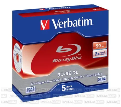 Produktbild von VERBATIM 43760 BD-RE DUAL 50GB Rohling