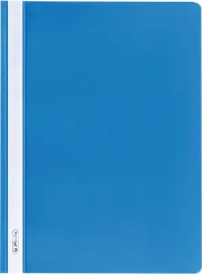 Produktbild von 10 Herlitz Schnellhefter / DIN A4 / PP / extra stabil / Farbe: hellblau