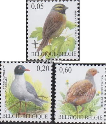 Produktbild von Briefmarken Belgien 2005 Mi 3427-3429 (kompl.Ausg.) postfrisch Vögel