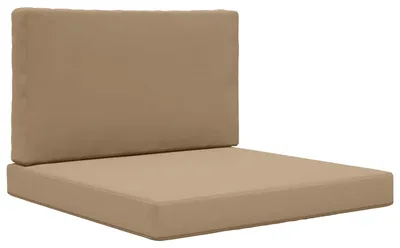 Immagine prodotto di Cuscini per divano da esterno, marca vidaXL, in poliestere, color tortora, 80 x 80 cm