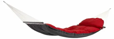 Produktbild von Exclusive gepolsterte Hängematte FAT HAMMOCK red Stabhängematte Amazonas