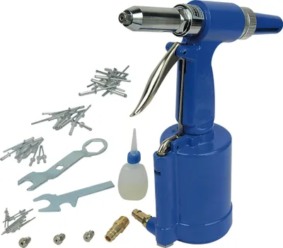Immagine prodotto di BRÜDER MANNESMANN Set di utensili di rivettatura pneumatica per rivetti