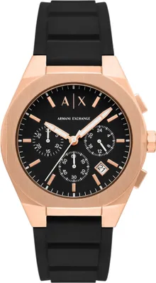 Image de Chronographe Classique Armani Exchange Noir Collection Sync - homme