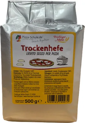 Produktbild von Trockenbackhefe für Pizza Koch und Backzutaten für die Küche 500g