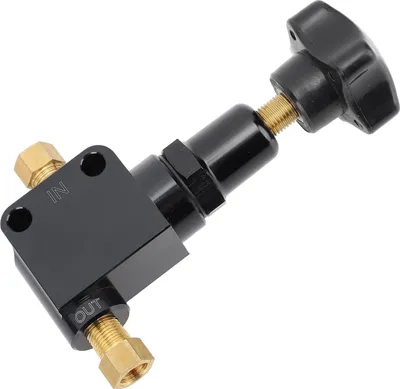 Produktbild von Einstellbarer Bremsdruckregler im Knopfstil mit 100-1000 PSI und 1/8-27 NPT-Vorspannungsdruckregler