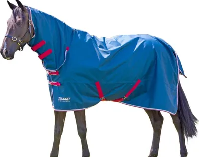 Image de Tempest - "Original Lite" Couverture de cheval à col combo ER1075 (137cm) (pétrole)