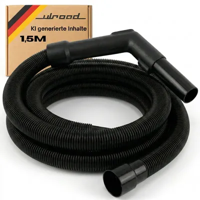 Produktbild von 1,5m Staubsaugerschlauch mit 58 mm Anschluss und 35 mm Griff, kompatibel mit Nilfisk, Parkside, Kärcher NT, Starmix, Flex Nass-/Trockensauger, Industriesauger TopCraft Aldi