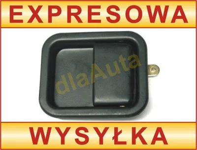 Image de Jeep Wrangler 97-06 Poignée de porte extérieure NOIRE avant gauche