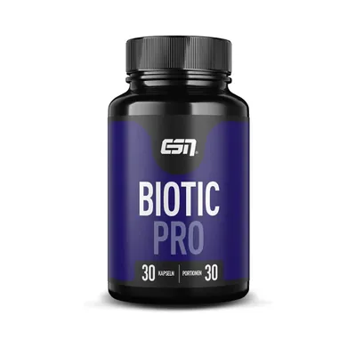 Produktbild von ESN Biotic Pro, 30 Probiotika Kapseln für Darmflora, 4 klinisch studierte Bakterienstämme