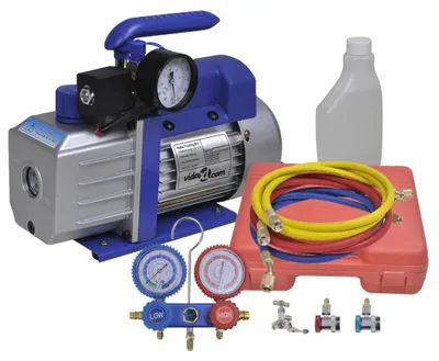 Immagine prodotto di Pompa a vuoto - Pompe a vuoto - Manometro - Pompa del liquido di raffreddamento - Compressore dell'aria condizionata - Doppio manometro