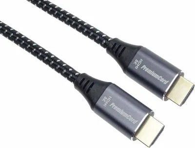 Image de PremiumCord ULTRA HDMI 2.1 Câble Ethernet haute vitesse 8K@60Hz,zlacené 1m