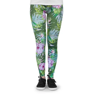 Produktbild von cosey - Blumen-Leggings (Einheitsgröße) - Design Tropische Blumen