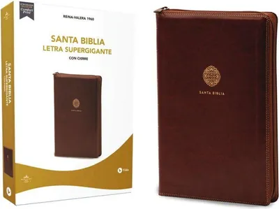Produktbild von Rvr60, Santa Biblia, Letra Supergigante, Leathersoft, Café, Con Cierre, Comfort Print
