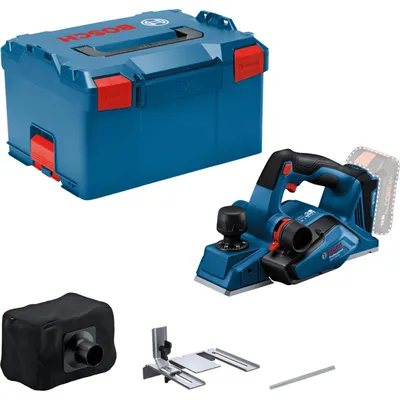 Zdjęcie produktu dla Bosch GHO 18V-26 Profesjonalna strugarka akumulatorowa 18 V 2,6 mm bezszczotkowa ( 06015B5000 ) + L-Boxx - bez akumulatora, bez ładowarki