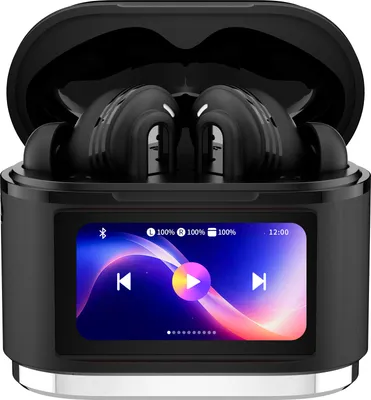 Obrázok produktu pre INF Čierne Bluetooth slúchadlá BD2: Inteligentné dotykové ovládanie a potlačenie hluku