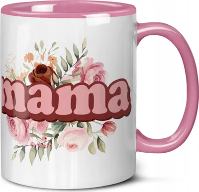 Produktbild von Mamas Tasse - das perfekte Geschenk zum Muttertag oder Geburtstag - mit dem Wort „Mama“