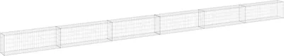 Immagine prodotto di Muro di gabbioni con copertura Acciaio zincato 900x30x50 cm