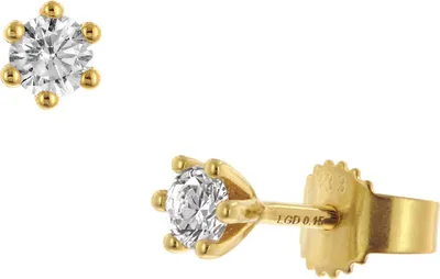 GLIZZ GL8649 Lab Grown Diamant-Ohrringe 0,3 ct. Gold 333 Brillant Ohrstecker 1