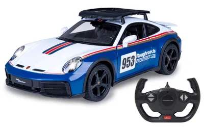 Image de JAMARA Porsche 911 Dakar Performance 1:14 bleu 2,4GHz porte manuelle