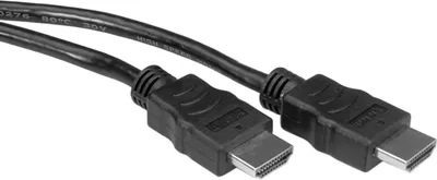 Produktbild von STANDARD HDMI High Speed Kabel mit Ethernet, schwarz, 3 m