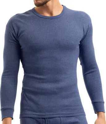 Produktbild von MT Herren Ski- und Thermounterhemd - Winter Unterwäsche Langarm - Blau L