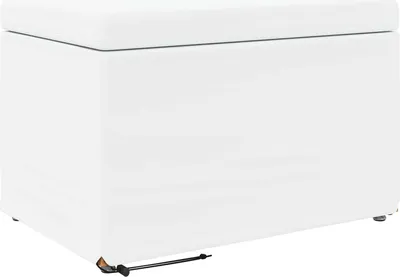 Obrázek produktu pro Stolička Bílá 61 x 41 x 40 cm Umělá kůže a inženýrské dřevo