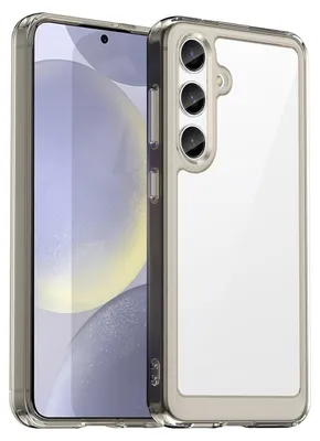 Image de Etui pour Samsung Galaxy S25+ transparent, antichoc Etui de protection en silicone TPU gris titane