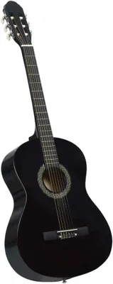 Image de Guitare classique pour débutants noir 4/4 39" tilleul