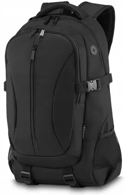 Produktbild von Zagatto Rucksack Laptopfach 17,3 Zoll A4 Reißverschluss Nylon Wasserabweisend Schwarz