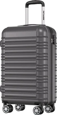 Produktbild von TRVLMORE Handgepäck Koffer - 38L - Zahlenschloss - Leichtgewicht - Trolley - 54x36x20cm - Passt in 55x40x20 cm - Dunkelgrau