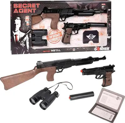 Immagine prodotto di Kit agente segreto con binocolo Gonher