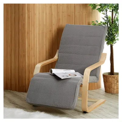 Produktbild von Relaxsessel mit Liegefunktion in Grau mit Armlehne für das Wohnzimmer