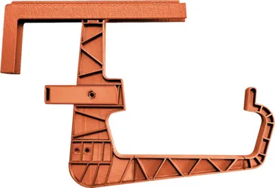 Produktbild von Bumenkastenhalter Vista 18 x 24,5 x 20,1 cm Kunststoff terracotta
