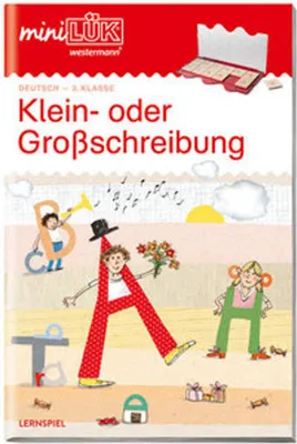 Zdjęcie produktu dla miniLÜK. Klein- oder Großschreibung: Rechtschreibung ab Klasse 3