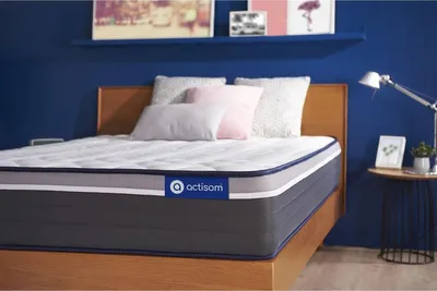 Image de Matelas Actiflex plus 90x190cm, ressorts ensachés et mousse à mémoire de forme, degré de fermeté 5, hauteur :26 cm, 7 zones de confort