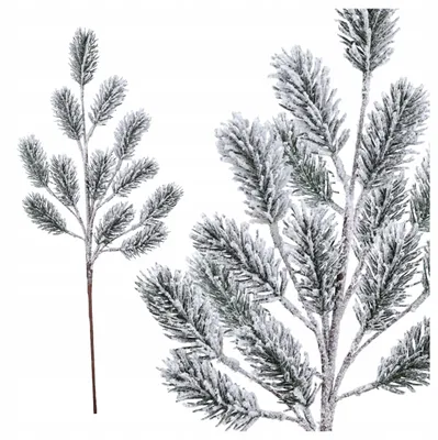 Produktbild von Czakos Künstlicher Tannenzweig Weihnachtsdeko Adventskranz 55cm