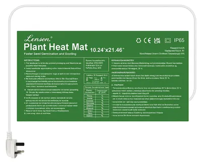 Productafbeelding van Waterdichte Verwarmingsmat 20 W, 26 × 54,5 cm, Warmtemat voor Zaailingen en Planten