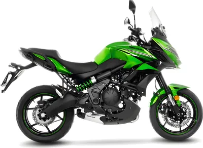 Immagine prodotto di Sistema di scarico LeoVince completo UNDERBODY con catalizzatore e omologazione, acciaio inox, tappo in carbonio per Kawasaki Versys 650