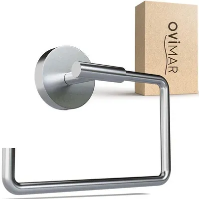 Produktbild von Edelstahl-Toilettenpapierhalter silber ohne Deckel