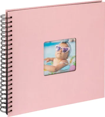 Produktbild von Walther, SA-110-BR, Spiralalbum Fun Baby Selection, rosa, 30X30 cm