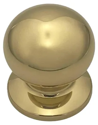Immagine prodotto di Maniglia fissa per porta, diametro: 70 mm, in ottone, ottone rivestito in PVD, con sistema di fissaggio