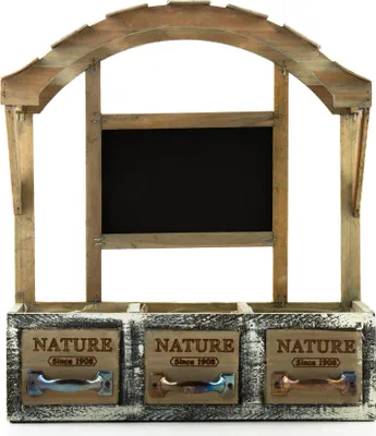 Obrázok produktu pre Dekoratívny kvetináč z dreva, stojan na kvety, 38 cm x 33 cm
