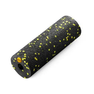 Produktbild von 4FIZJO MINI EPP 15 cm Massageroller glatt, für Training und Rehabilitation, schwarz-gelb