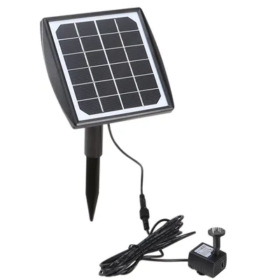 Zdjęcie produktu dla Pompa fontannowa zasilana energią słoneczną, pompa wodna z regulowanym panelem słonecznym, pompa fontannowa do kąpieli ptaków DIY, zewnętrzny zestaw panelu fontannowego do akwarium, małego stawu, ogrodu, patio, trawnika, basenu