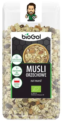 MUSLI ORZECHOWE BIO 300 g - BIOGOL