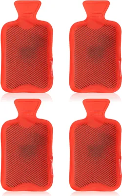 Produktbild von com-four® 4x Taschenwärmer wiederverwendbar - Handwärmer im Wärmflasche Design zum Knicken - Wärmepad für kalte Tage und für unterwegs - Wärmeknickkissen
