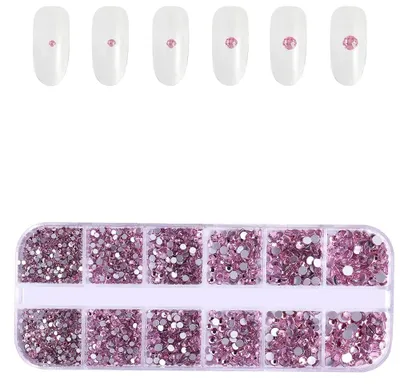 Produktbild von Nagelsteine, gemischte Größen, glänzende Oberfläche, PH206-4