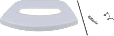 Image de Bauknecht Whirlpool Poignée de porte complète, blanche - N° : 488000507932, C00507932