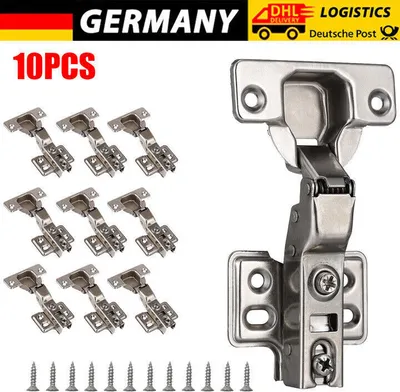 Produktbild von Topfband 10 Stück Scharnier Clip Möbelscharnier Topfscharnier Topfscharniere 35m
