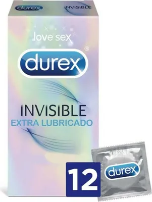 Image de DUREX Invisible Préservatifs Extra Lubrifiés 12 Unités